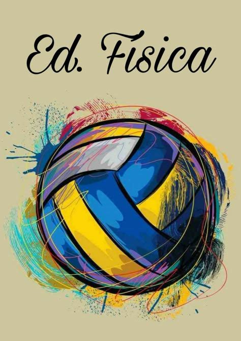 Capa De Trabalho De Educação Fisica Voleibol - Capa De Trabalho Voleibol