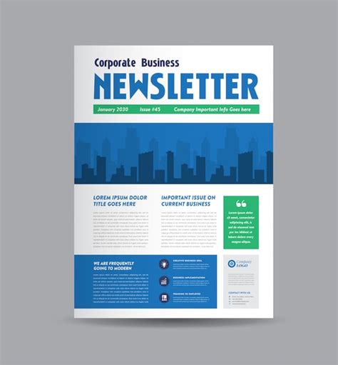 Blue Newsletter Vectors And Illustrations For Free Download Freepik