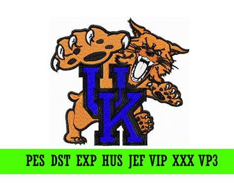 Kentucky Wildcats Logo Machine Embroidery Design Svg Shop