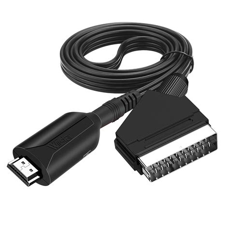 Cablu Convertor HDMI La SCART Cu Alimentare USB Pt TV Vechi 1080p Full