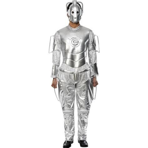 Silver Doctor Who Cyberman Costume - Carnival Store Prague