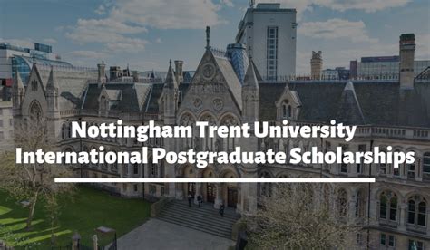 Nottingham Trent University Scholarships for International Students, 2022