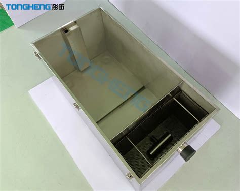 Oil Water Separator Kitchen Restaurant Stainless Steel Grease Trap Sink