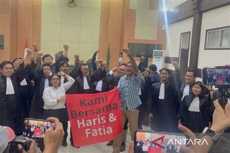 Haris Azhar Dan Fatia Divonis Bebas Dari Kasus Pencemaran Nama Baik