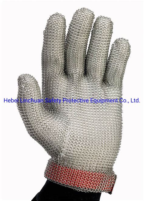 Butcher Work Cut Proof Stab Resistant Stainless Steel Gloves Metal Mesh