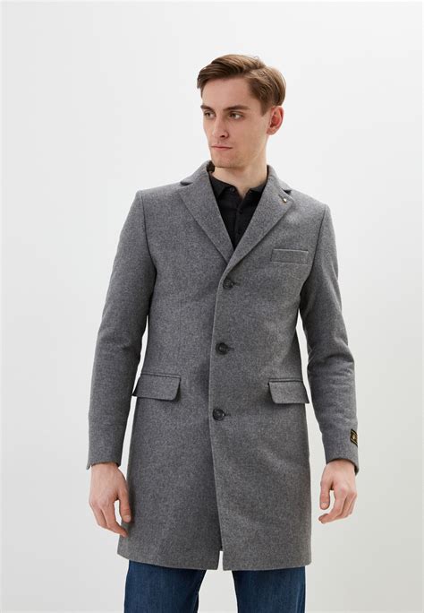 Пальто Bazioni, цвет: серый, MP002XM096A8 — купить в интернет-магазине ...