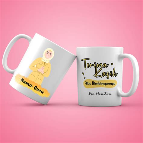 Jual Mug Tema Guru Souvenir Untuk Guru Mug Custom Teacher Mug