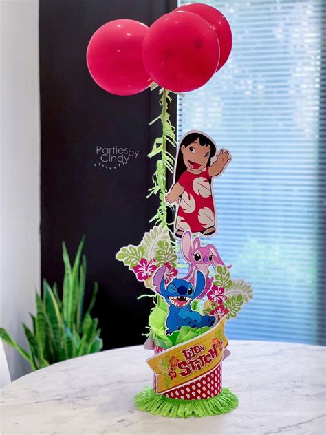 Lilo And Stitch Centerpiece Instant Download Etsy