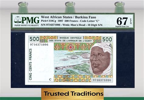 Welt Banknoten 500 FRANCS 1997 TT PK 310Cg WEST AFRICAN STATES