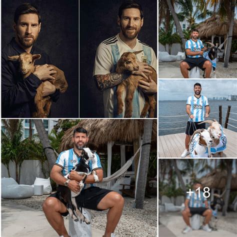 Sergio Aguero Welcomes Lionel Messi To Miami With A Herd Of Goats Ahead