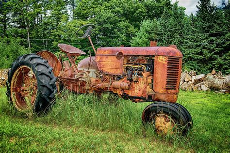 Rusty Tractor Photograph by Matthew Lerman - Fine Art America