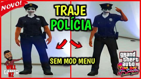 Gta Online Como Pegar Traje Da Policia Completo Sem Mod Menu