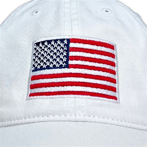 American Flag Hat (White)