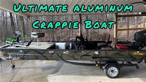 Jon Boat Crappie Set Up Fully Rigged Youtube