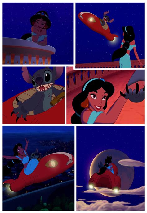 Jasmine And Stitch Page By Serisabibi On Deviantart Jafar Digital