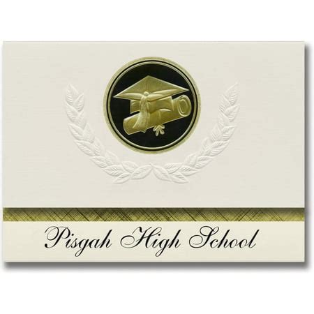 Signature Announcements Pisgah High School (Pisgah, AL) Graduation Announcements, 25 Pack Cap ...