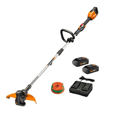 Worx Wg184 Power Share Power Share 40 Volt Max 13 In Straight Cordless String Trimmer Edger