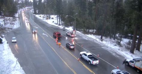 See Chain Control Status For I 80 Highway 50 Amid Snowfall In Sierra