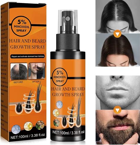 Hair And Beard Growth Spray 100ml With 5 Minoxidil 99 Rands