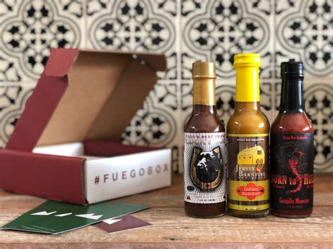 All Fuego Exclusive 3 Bottle Hot Sauce T Set Fuego Box