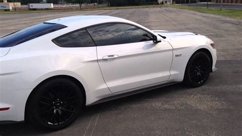 2015 Ford Mustang Gt Premium White Performance Package Tinted