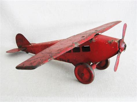 Vintage Metal Airplane Toy Pressed Steel Toys Large 22 Inch - Etsy