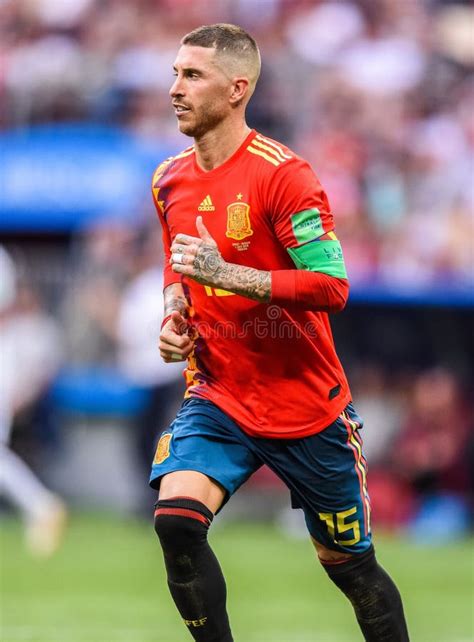 Real Madrid And Spain National Football Team Captain Sergio Ramos