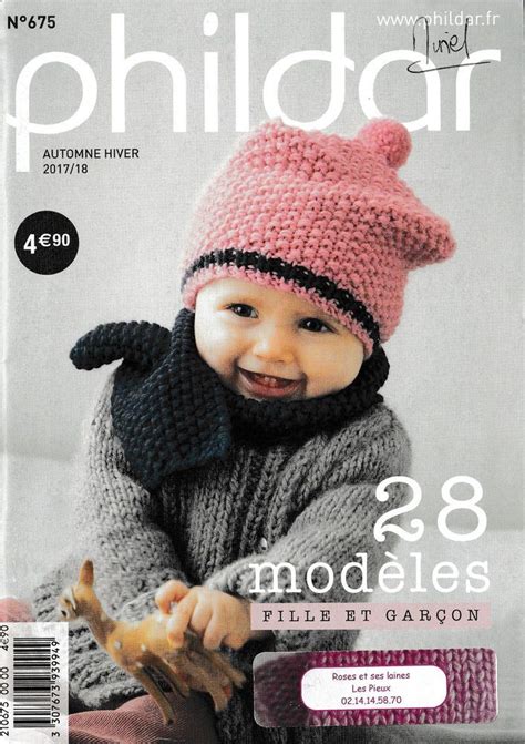 Catalogue De Phildar Layette Hiver Modele Tricot Gratuit Phildar