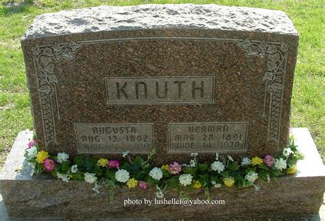 Augusta Matthiesen Knuth Memorial Find A Grave