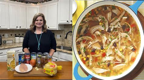 Healthy Chicken Tortilla Soup Youtube