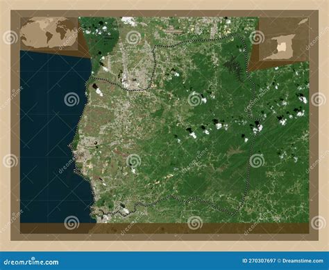 Couva-Tabaquite-Talparo, Trinidad and Tobago. Low-res Satellite. Stock ...