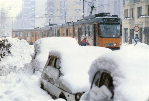 La Nevicata Storica Dal Al Gennaio A Milano Video Inedito