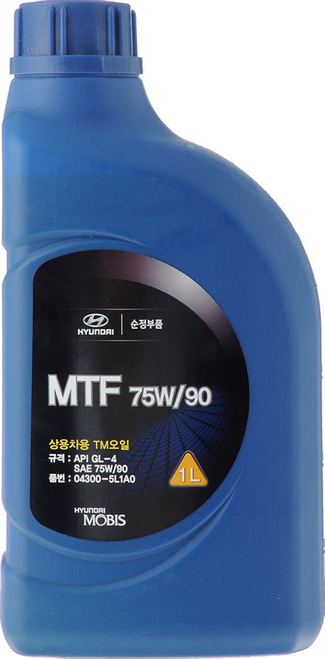 Масло трансмиссионное МКПП Hyundai / KIA "MTF GL4", класс вязкости ...