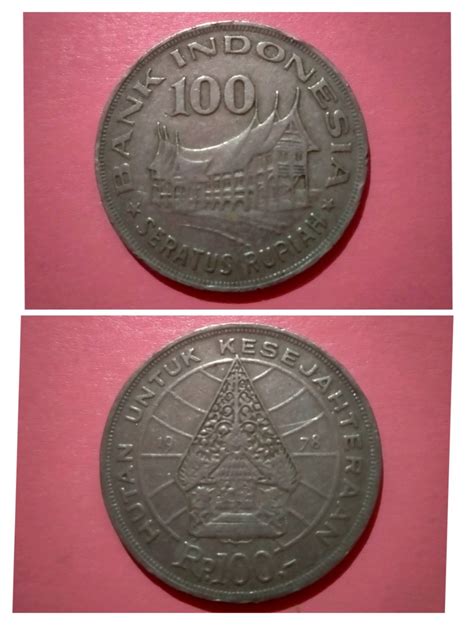 1978 100 Rupiah Indonesia RP Old Coin Collectible Vintage Old Money