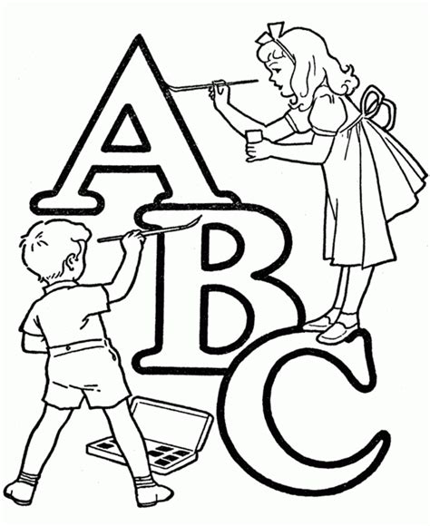 Free Printable Abc Coloring Pages For Kids