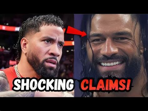 Roman Reigns Reacts To Grey Hair Claim Points Finger At Jey Uso WWE