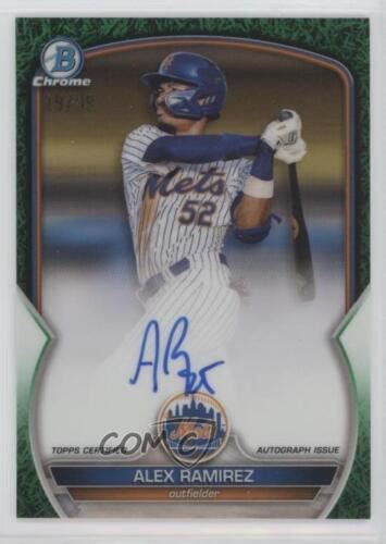 2023 Bowman Chrome Prospect Green Grass Refractor 99 Alex Ramirez CPA