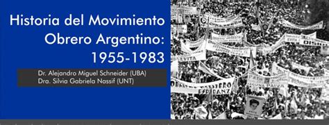 Curso De Posgrado Historia Del Movimiento Obrero Argentino Sitio