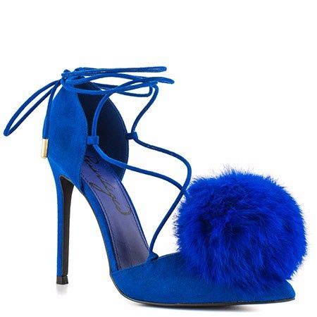 Zapatillas En Color Azul Foro Moda Nupcial Bodas Mx