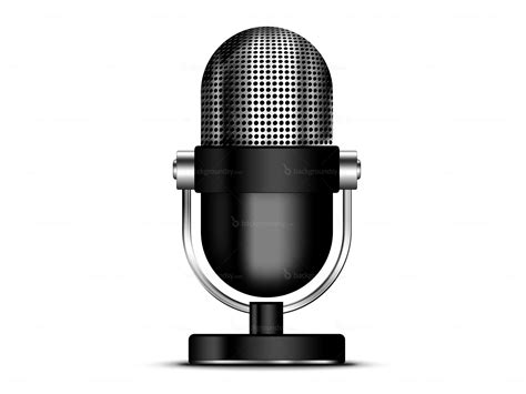 Old Microphone Icon Psd Backgroundsy