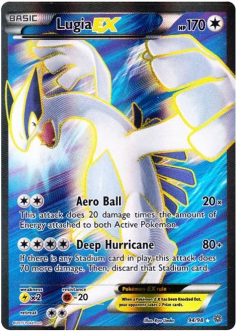 Lugia Ex Ancient Origins Pokemon Card