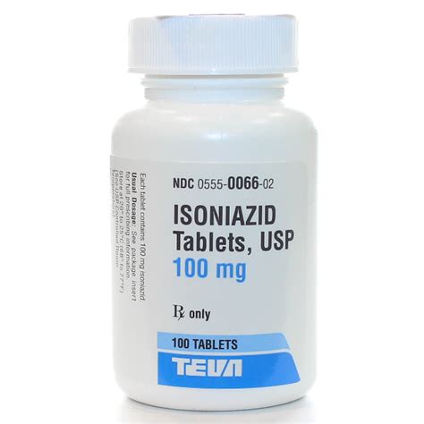 Rx Item Isoniazid 100mg Tab 100 By Teva Pharma