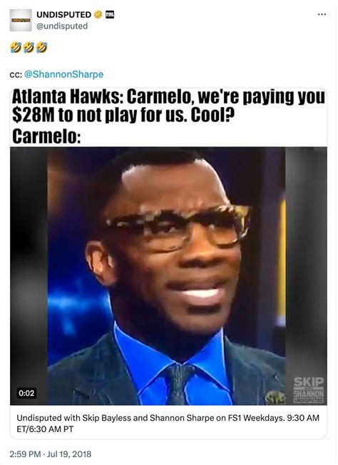 A Shannon Sharpe Meme For Every Occasion