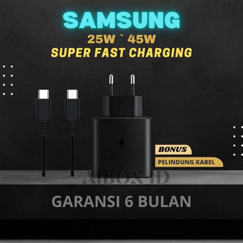 Jual Charger Samsung Original 25w 45w Usb C To Type C Super Fast