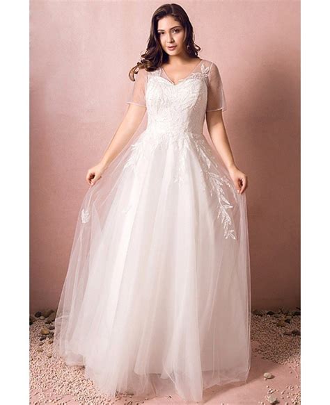 Simple Elegant Plus Size Wedding Dresses