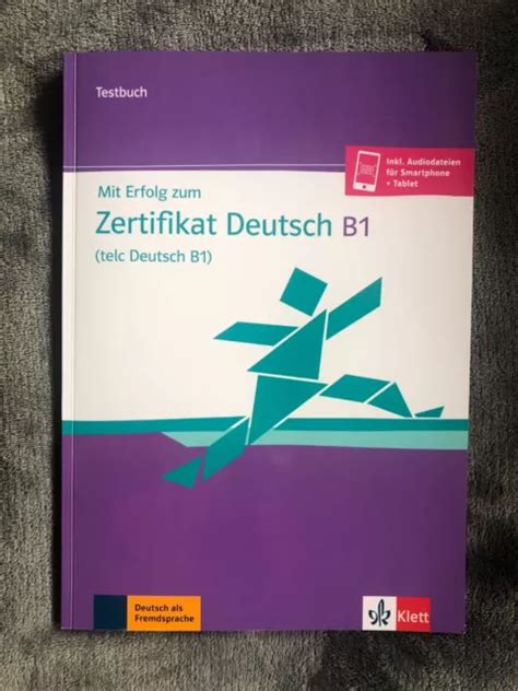 MIT ERFOLG ZUM Zertifikat Deutsch Telc Deutsch B1 EUR 15 00 PicClick DE