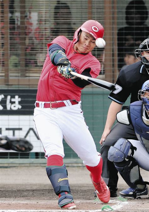 広島3年目・田村俊介、中日・高橋宏斗に高校時代の雪辱果たす先制三塁打から快音止まらず3安打2打点