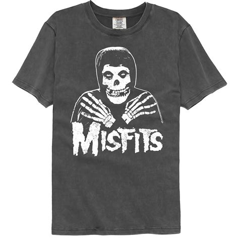 Misfits Skull Crossed Arms Pepper Comfort Color T Shirt