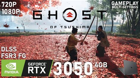 Ghost Of Tsushima RTX 3050 Laptop 5600H 2x8GB Gameplay Multi