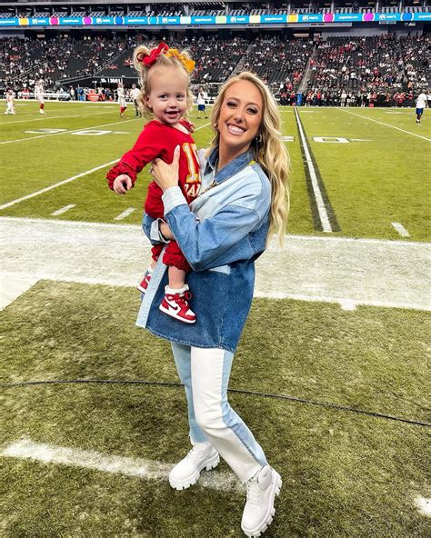 Brittany Mahomes Dons Red Latex Jumpsuit At The 2024 Super Bowl Us Weekly